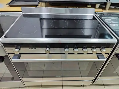 Siemens iq700 electric ceramic 5 zone cooking range oven dual fan stove 90x60 made by 🇮🇹