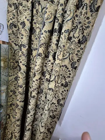 Elegant Floral Pattern Drapes