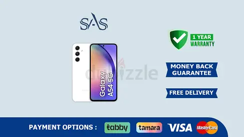 Samsung Galaxy A54 5G Smart Phone | New - Delivery | Warranty | 8/128GB | White