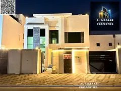 ️ Classic luxury in the heart of Ajman – 5 master bedroom villa with private pool ‍️ Fully i