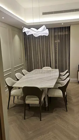 Stunning ajex gold dining table