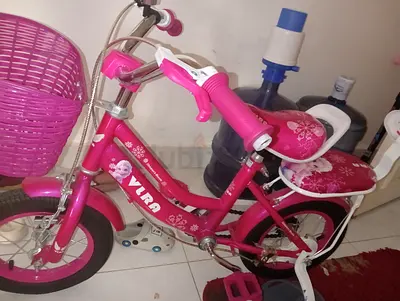 Cute Pink Little Girls Bicycle