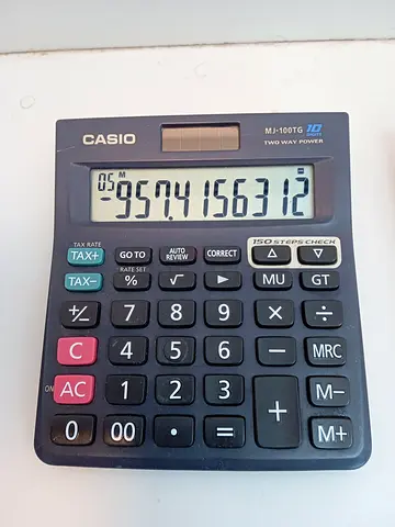 Casio MJ-100TG Calculator - Reliable and Efficient for Your Business Needs