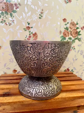 Vintage Decorative Bowl with Intricate Design