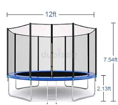 12ft Trampoline with Safety Net - Perfect for Outdoor Fun!