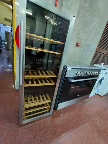 Hoover latest model 72 bottle wine fridge dual temperature wooden shelves led lights