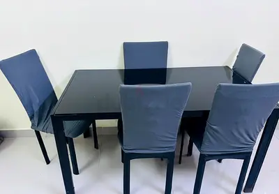 Stylish Black Dining Table