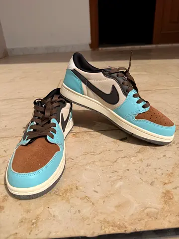 Nike Air Jordan Low Style (Blue and Brown Colorway)