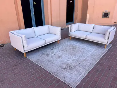 4___ Seater CrateBarrel Sofa Beige