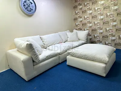 Still brand new marina home luscious sofa with footstool