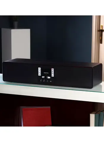 Geepas,Soundbar,GSRB150WD,Black,180W,Bluetooth,AUX,Optical,Mic,Remote,2YearWarranty,FreeDelivery