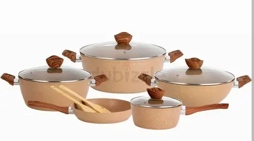Stylish 11-Piece Cookware with graynight coating