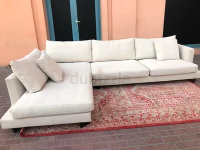 Camerich feather 🪶 filled L Shape Sofa Beige