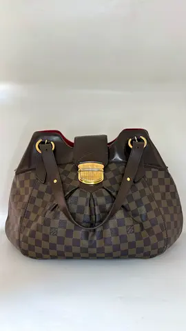Louis Vuitton Damier Ebene Canvas Sistina GM Shoulder Bag