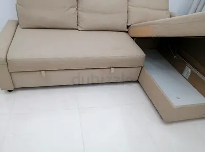 Comfortable Sofa bed with Storage Section