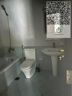 One-bedroom apartment for rent in Pearl Towers, Ajman. Spacious layout, open-view balcony, two bathr