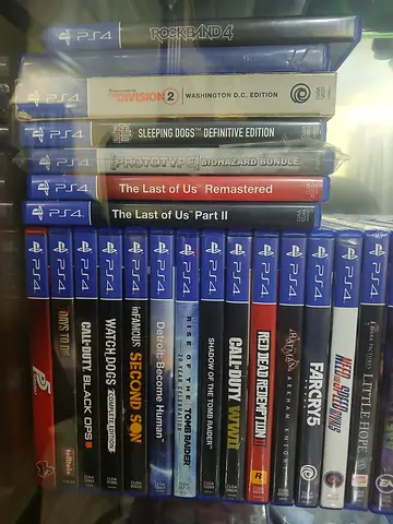 Collection of PlayStation 4 Video Games