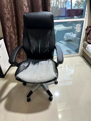Comfortable Office Chair in Need of TLC