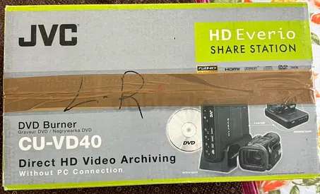 JVC HD Everio DVD Burner CU-VD40 - Direct Video Archiving
