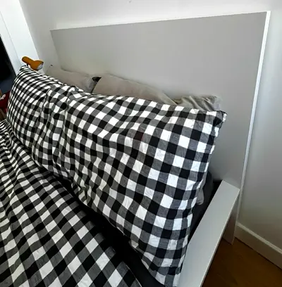 Ikea double bed with mattress available in perfect condition