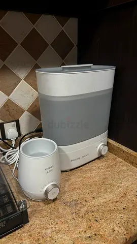 Philips Avent baby bottle sterilizer and drier + avent bottle warmer (GOOD CONDITION)