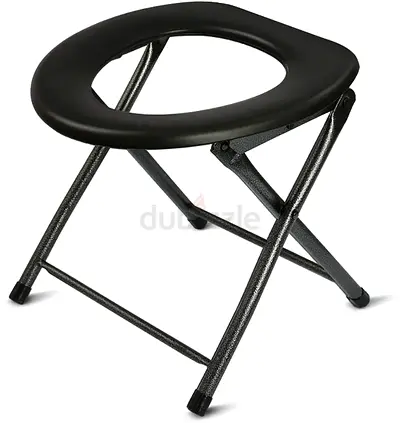 ZYFA foldable chest of drawers chair Portable toilet seat, bedside table, steel shower chair, portab