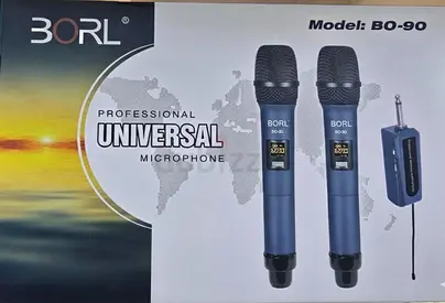 Borl 2 in 1 Professional wireless Microphone set (BO-90) - Brand New