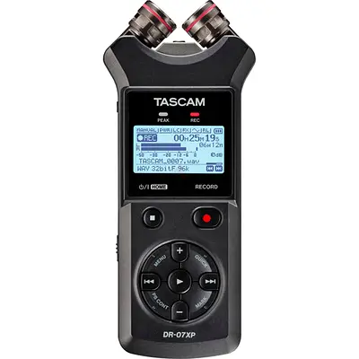 TASCAM DR-07XP 2-Channel 32-Bit Float Portable Audio Recorder