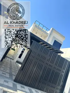 A luxurious villa with modern finishes and a private pool in Al Rawda 3 area, next to citizens' 