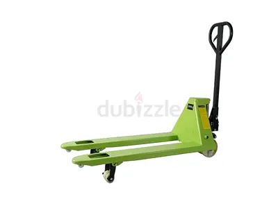 Heavy-Duty Green Pallet Jack for Efficient Material Handling