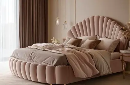 Stylish cozy 200*200 super king size bed