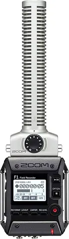 Zoom F1-Sp On-Camera Microphone And Recorder, Audio For Video Recorder