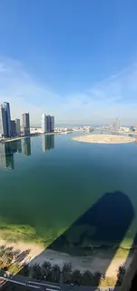 For Rent 2Bedroom Apartment with Living Room – Stunning Front Lake View in Al Khan