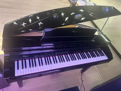 Yamaha AKm G3 Digital Grand Piano- Black with bench