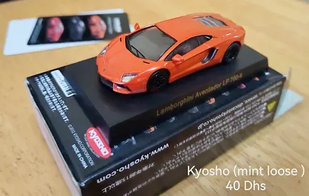 3 Kyosho(s) and Konami ( 1/64 diecast hot wheels size )
