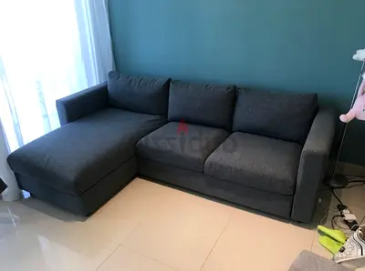 Perfect Condition Ikea Vimle Sofa dark gray with storage