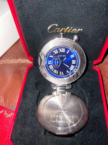 CARTIER AUTHENTIC -Pendulette de voyage - Happy Birthday collection
