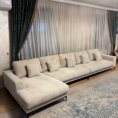 Elegant L-Shaped Sofa for Sale