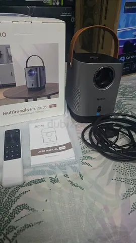 TOPTRO [Electric-Focus] 5G WiFi Bluetooth Projector,Compact Multimedia Projector with Remote Control