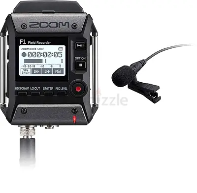 Zoom F1-Lp Lavalier Body-Pack Recorder, Audio For Video Recorder