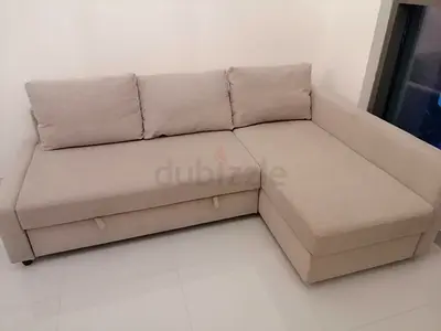 Comfortable L-Shaped Sofa with Storage