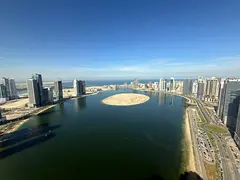 For Sale Luxury Apartment with Front and Side View of Al Khan Lake