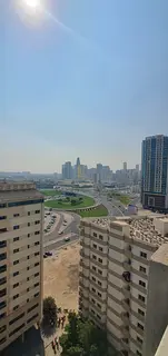 2bedroom apartment with a living room and open view for rent in Al Majaz 2.