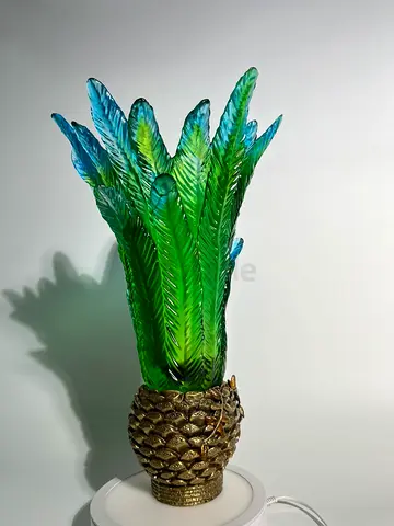 Large Handmade Crystal Decorative Piece - Luxury Art Glass