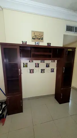 Stylish Wooden Entertainment Center with Storage