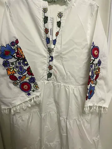 New elegant white dress