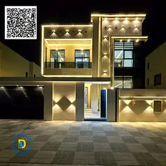 Luxury villa for sale in Al-Amirah area, 6 bedrooms, majlis, living room, terrace and roof, registra