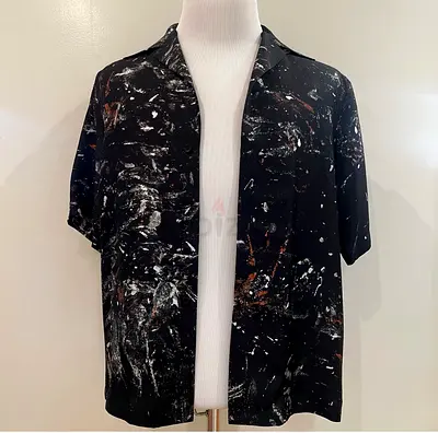 Amiri Short-Sleeve Button-Up Shirt