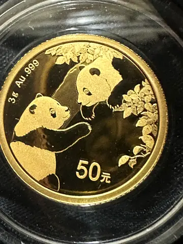 2023 China - 3g .999 Gold Panda Bu