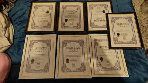 Multicolor A4 photo frame